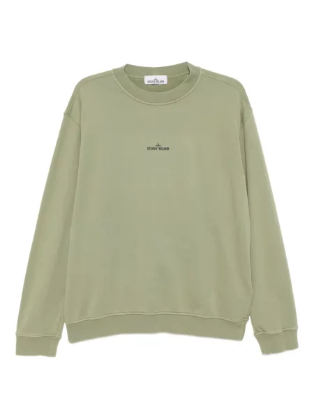 Пуловер Stone Island камъни зелено