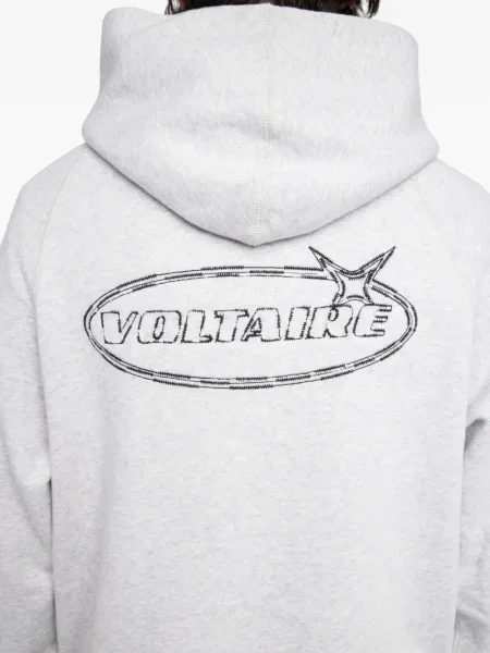 Суичър с качулка Zadig&voltaire сиво