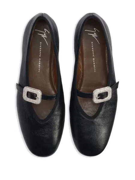 Μπαλαρίνες Giuseppe Zanotti με αγκράφα μαύρο