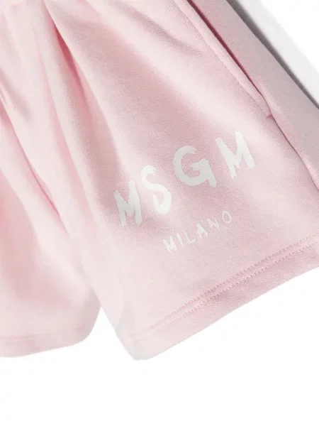 Szorty dziecięce Msgm różowe