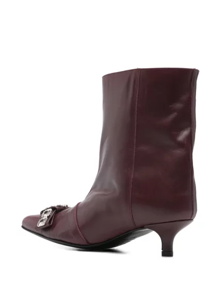 Botine Toga Pulla din piele roșu