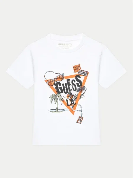 Guess Póló Regular Fit fehér