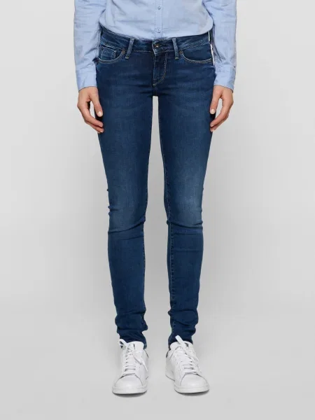 Pepe Jeans Blugi Soho Skinny Fit albastru