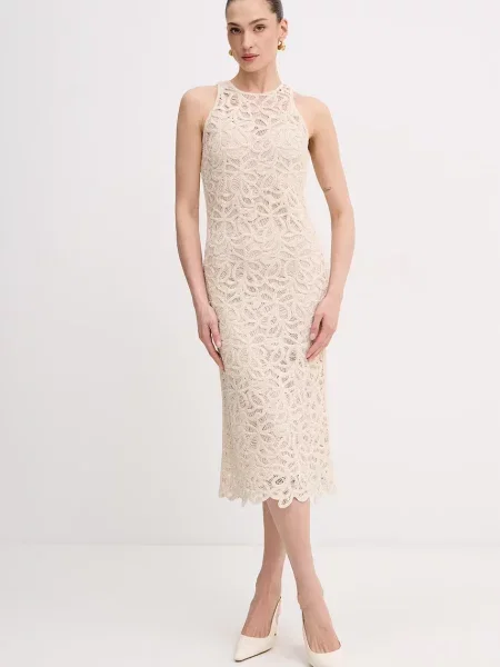 Patrizia Pepe sukienka beżowa