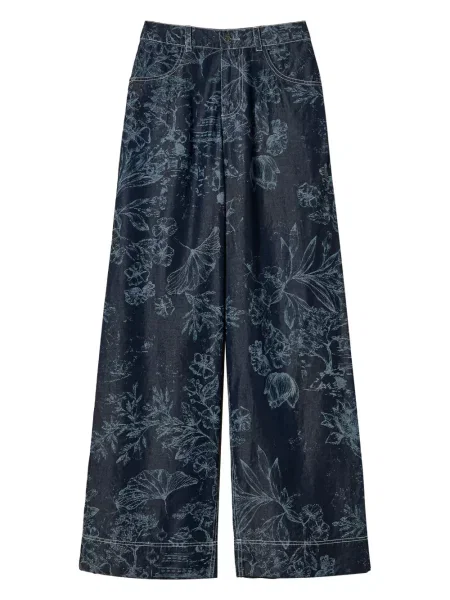Pantaloni Twinset albastru