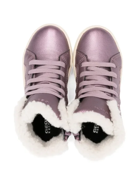 Buty do kostki dziecięce Geox fioletowe