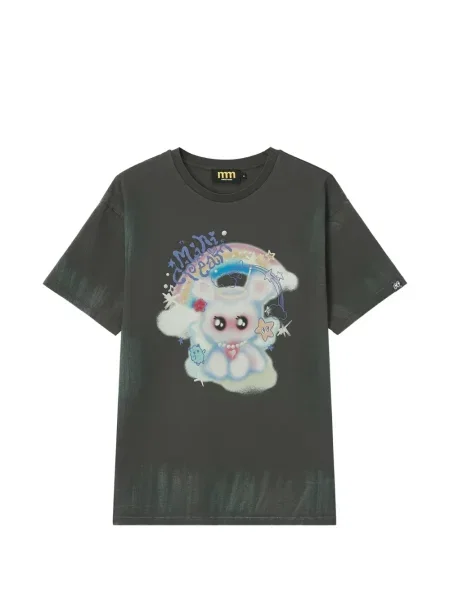 Tricou Mini Cream cu imagine gri
