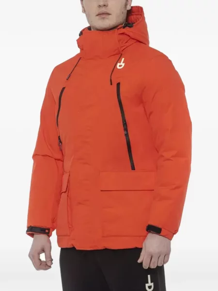 Geacă parka Tond cu glugă portocaliu