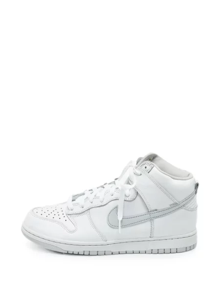 Sneakerși Nike Dunk cu șireturi din piele alb