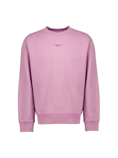 Bluza Drole De Monsieur z nadrukiem klasyczna różowa
