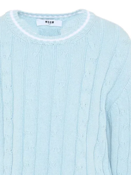 Sweter dziecięcy Msgm niebieski