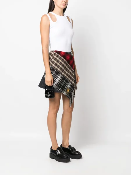 Iš natūralios odos mini odinė rankinė Vivienne Westwood juoda