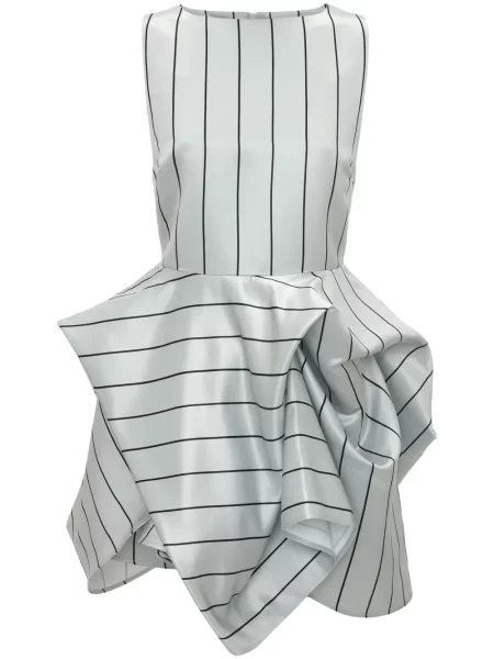 Cu peplum rochie fără mâneci Jw Anderson fără mâneci gri