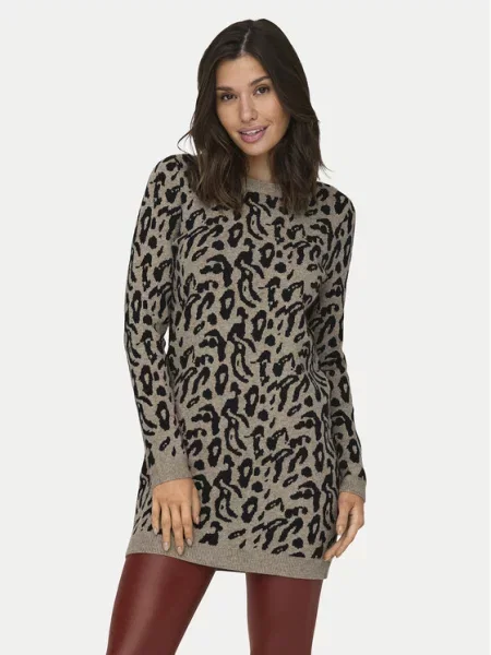 ONLY Трикотажна сукня Jenni бежевий