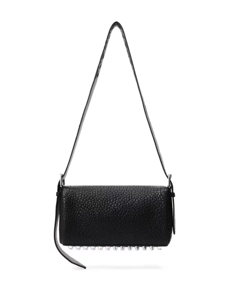 Iš natūralios odos odinė rankinė Alexander Wang juoda