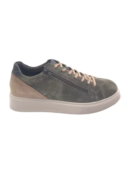 Sneakersy Igi&co skórzane zielone