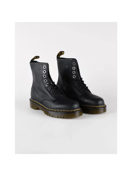 Botki Dr. Martens sznurowane skórzane czarne