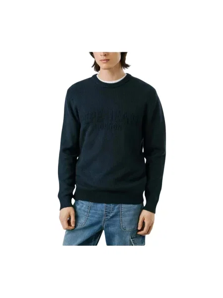 Pepe Jeans sweter granatowy niebieski