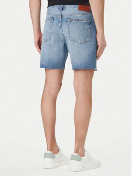 Calvin Klein Jeans Farmer rövidnadrág kék