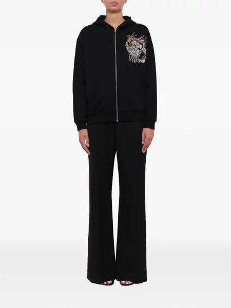 Hanorac cu glugă Givenchy cu broderie negru