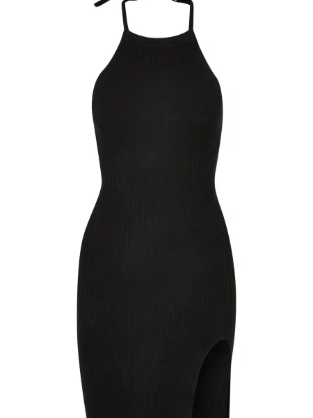 Urban Classics Rochie tricotat negru