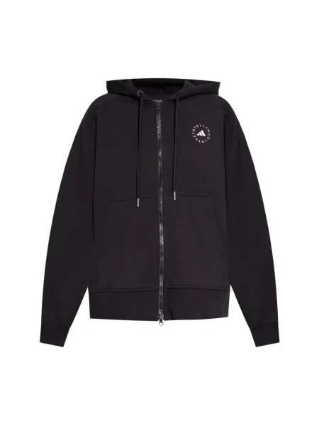 Bluza z kapturem Adidas By Stella Mccartney z kapturem czarna