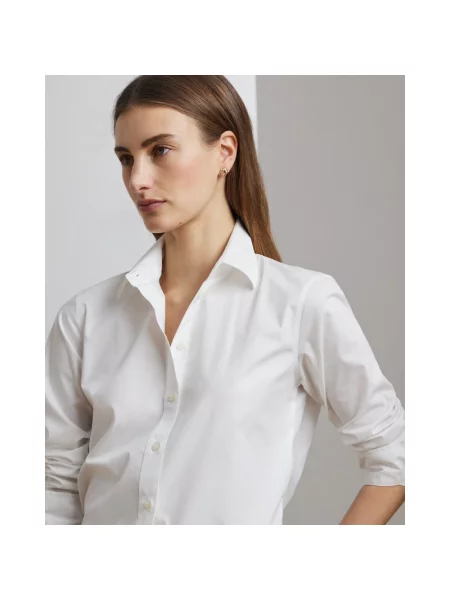 Lauren Ralph Lauren Koszula regular z kołnierzykiem klasycznym biały