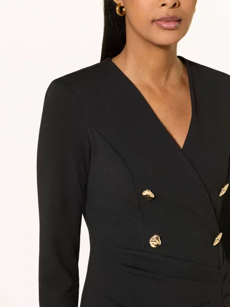 Joseph Ribkoff Sukienka W Stylu Kopertowym schwarz czarna