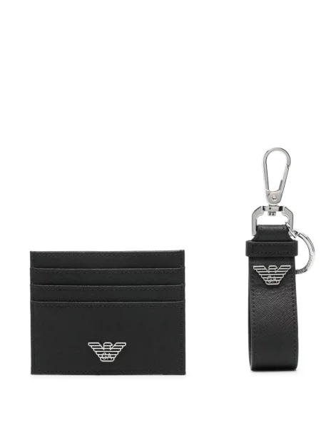 Portofel Emporio Armani din piele negru