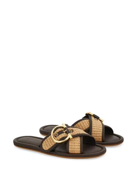 Šľapky Ferragamo hnedá