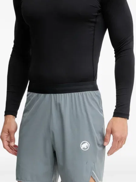 Pantaloni scurți Mammut cu imagine gri