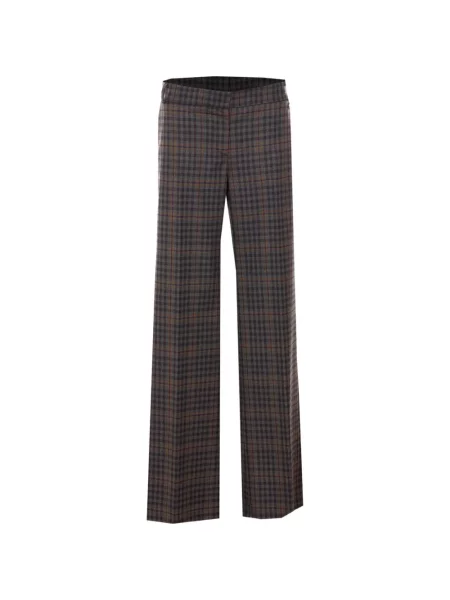 Pantaloni Aniye By în carouri violet