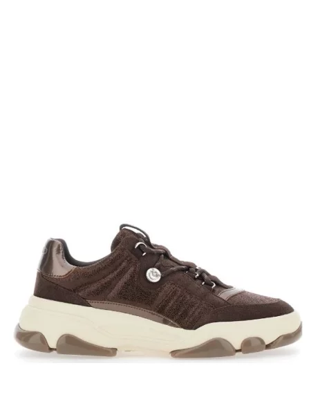 Sneakersy Pinko brązowe