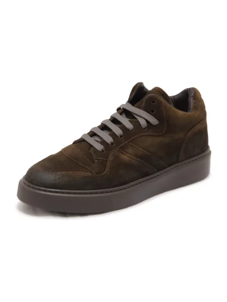 Lniane sneakersy Doucal's zielone