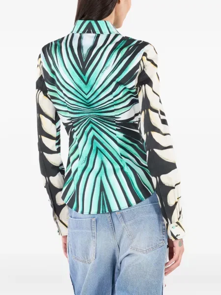 Cămașă Roberto Cavalli albastru