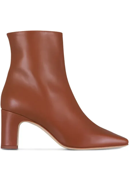 Botine Manolo Blahnik din piele maro