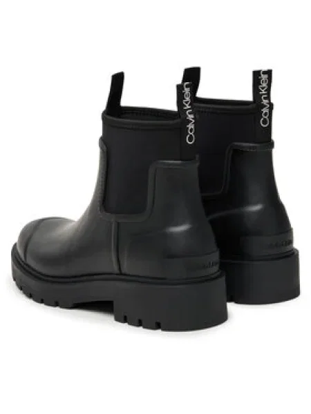 Calvin Klein Jeans Gumicsizma Combat Rain Boot fekete