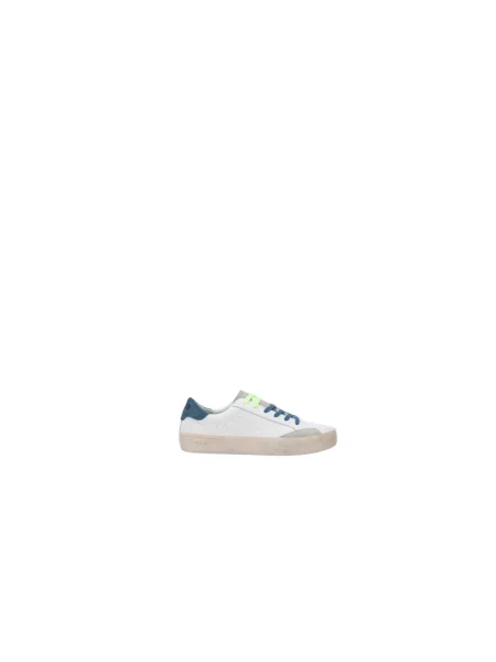Sneakersy Sun68 skórzane w miejskim stylu białe