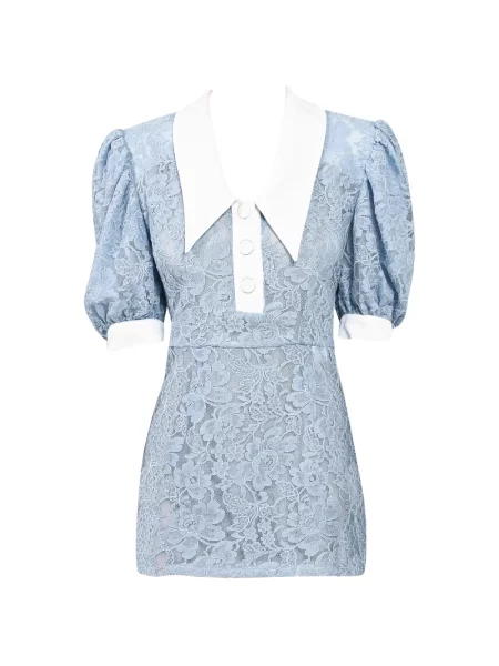 Rochie Rowen Rose din dantelă albastru