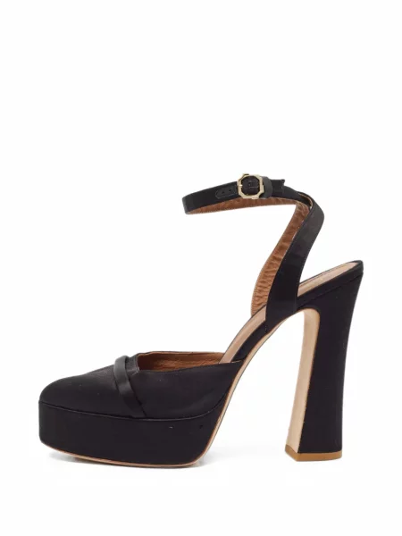 Pantofi cu toc Malone Souliers cu platformă cu bretele negru