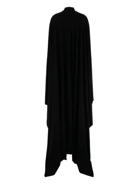 Rochie maxi Balenciaga asimetrică negru