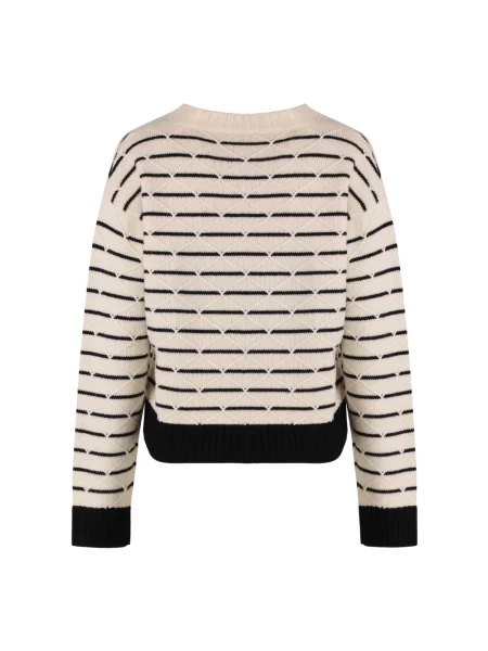 Sweter Max Mara Studio wełniany biały