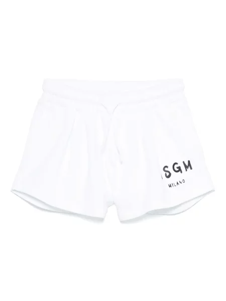 Szorty dziecięce Msgm białe