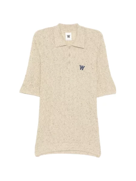 Lemn tricou polo Wood Wood cu broderie