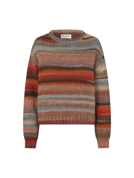Lollys Laundry Sweter Fairhavenll rot brązowy