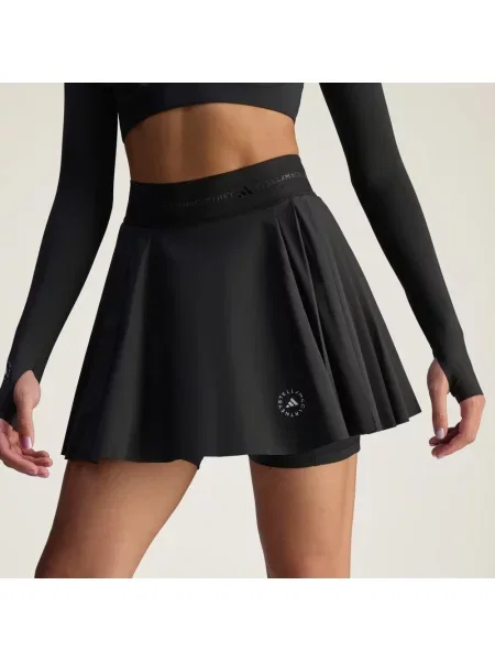 Plisowana spódniczka tenisowa adidas by Stella McCartney Training czarna