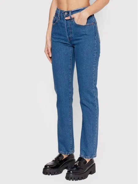 LEVI'S ® Džínsy CROP denim modrá