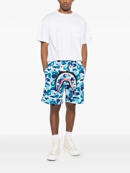 Pantaloni scurți A Bathing Ape® albastru