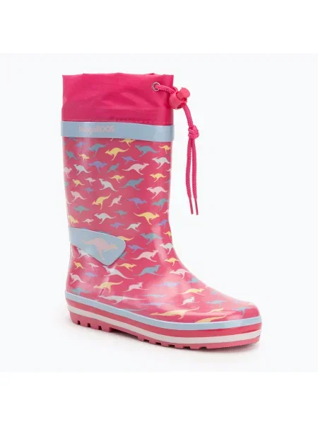 Cizme pentru copii KangaROOS K-Summerrain fandago pink/kangaroo roz