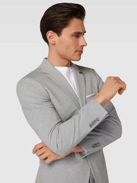 Marynarka jednorzędowa na 2 w kroju regular fit model Monopoli' Cinque
